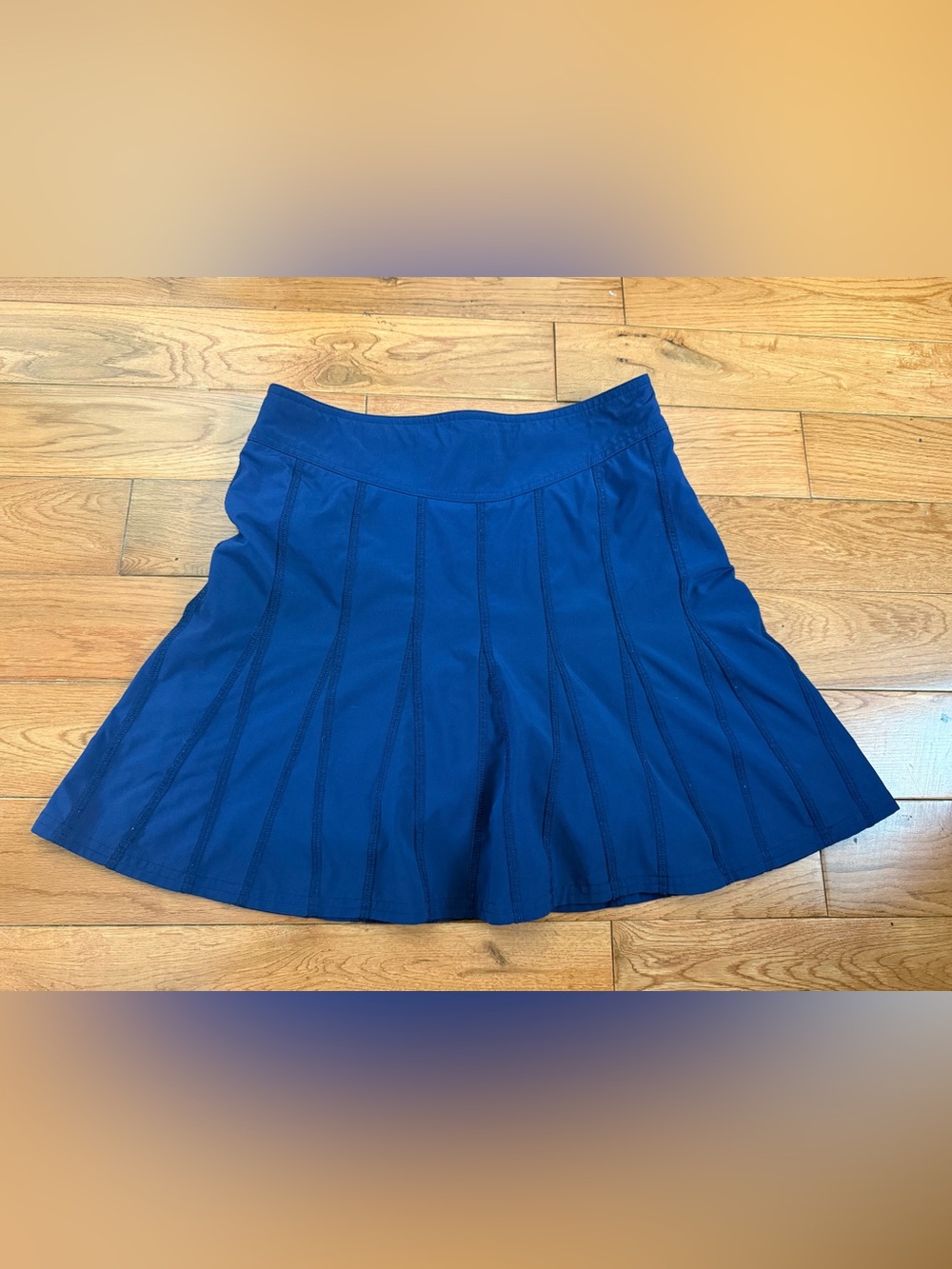 Athleta Pleated Flowy Side Zip Skort